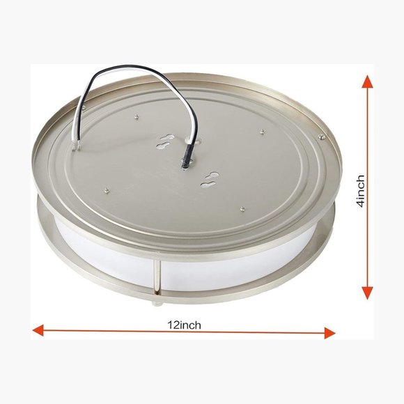 New Smart Ceiling Light • 12" Flush Mount • Alexa/Google Home Compatible - Picture 9 of 10